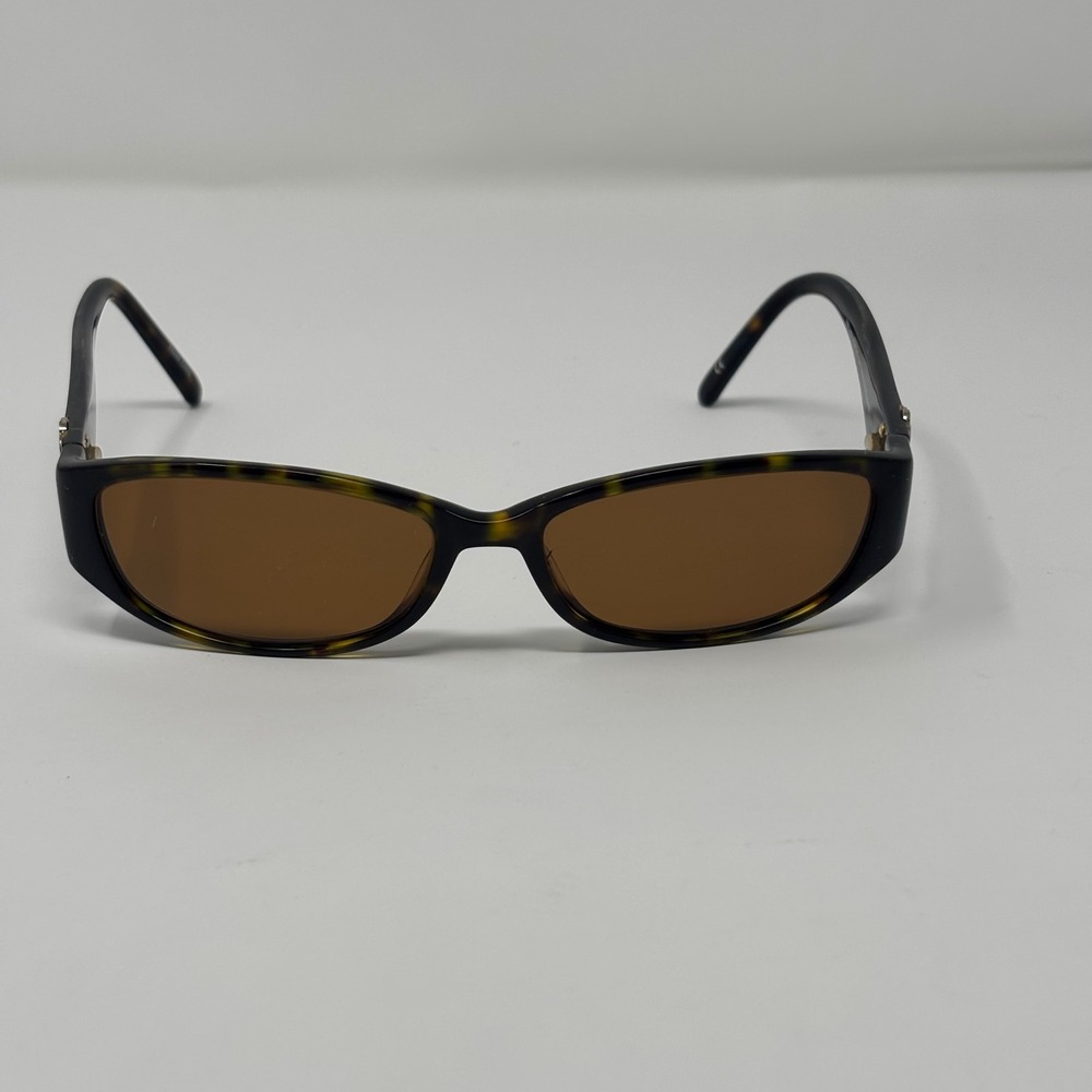 Kirkland Signature Sunglasses‎ Girls Brown Havana Oval Floral Y2K Aesthetic